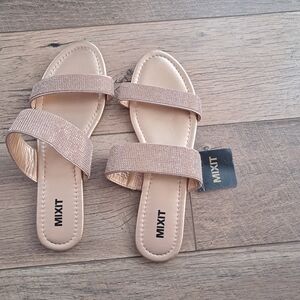 Mixit Women's Beige Sandals